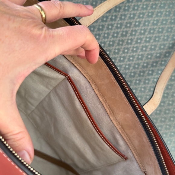 Dooney Bourke Leather Shopper - Picture 5 of 9